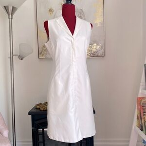 AKRIS WHITE MIDI DRESS